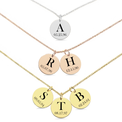 Personalized Multiple Family Necklace for Women Mom Jewelry