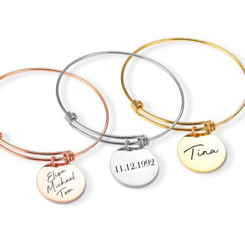 Personalized Coordinates Bracelet with Name or Date