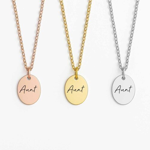 Minimalist Personalized Aunt Jewelry Mother's Day or Christmas Gifts