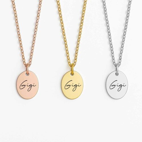 Minimalist Custom Gigi Necklace Mother's Day or Christmas Gift