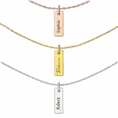 Customizable Name Necklace for Men and Women